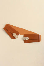 Alloy Buckle Elastic Belt - Delanoir