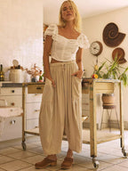 Full Size Wide Leg Pants with Pockets - Delanoir