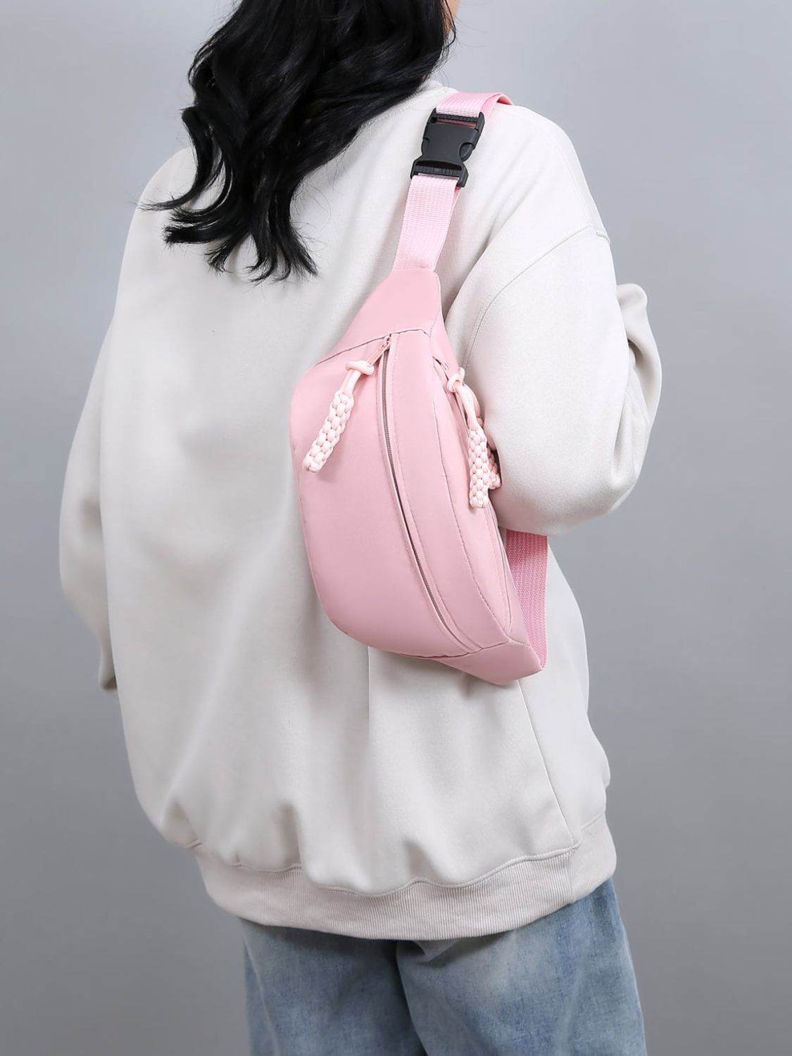 Oxford Cloth Adjustable Strap Sling Bag - Delanoir