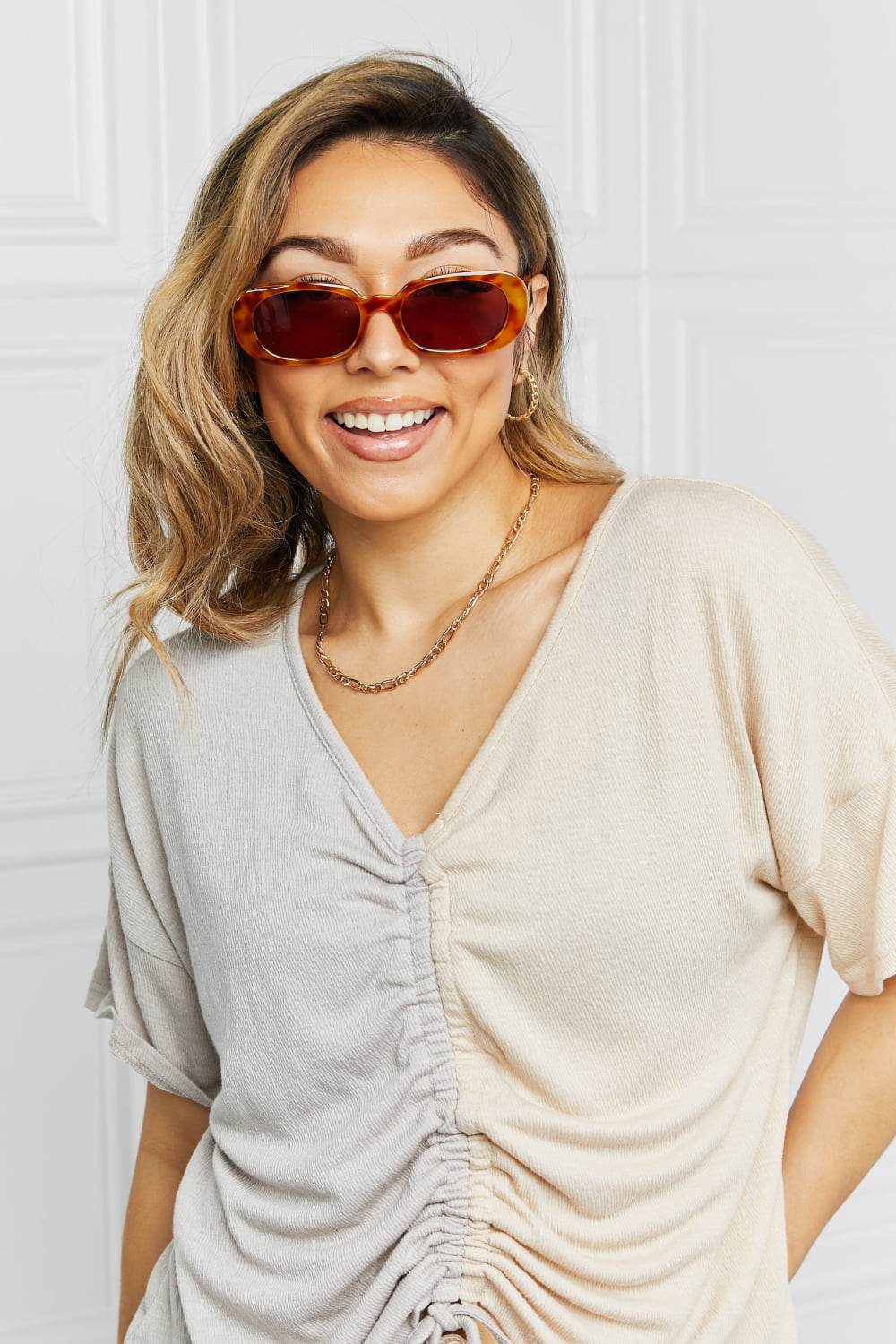 Oval Full Rim Sunglasses - Delanoir