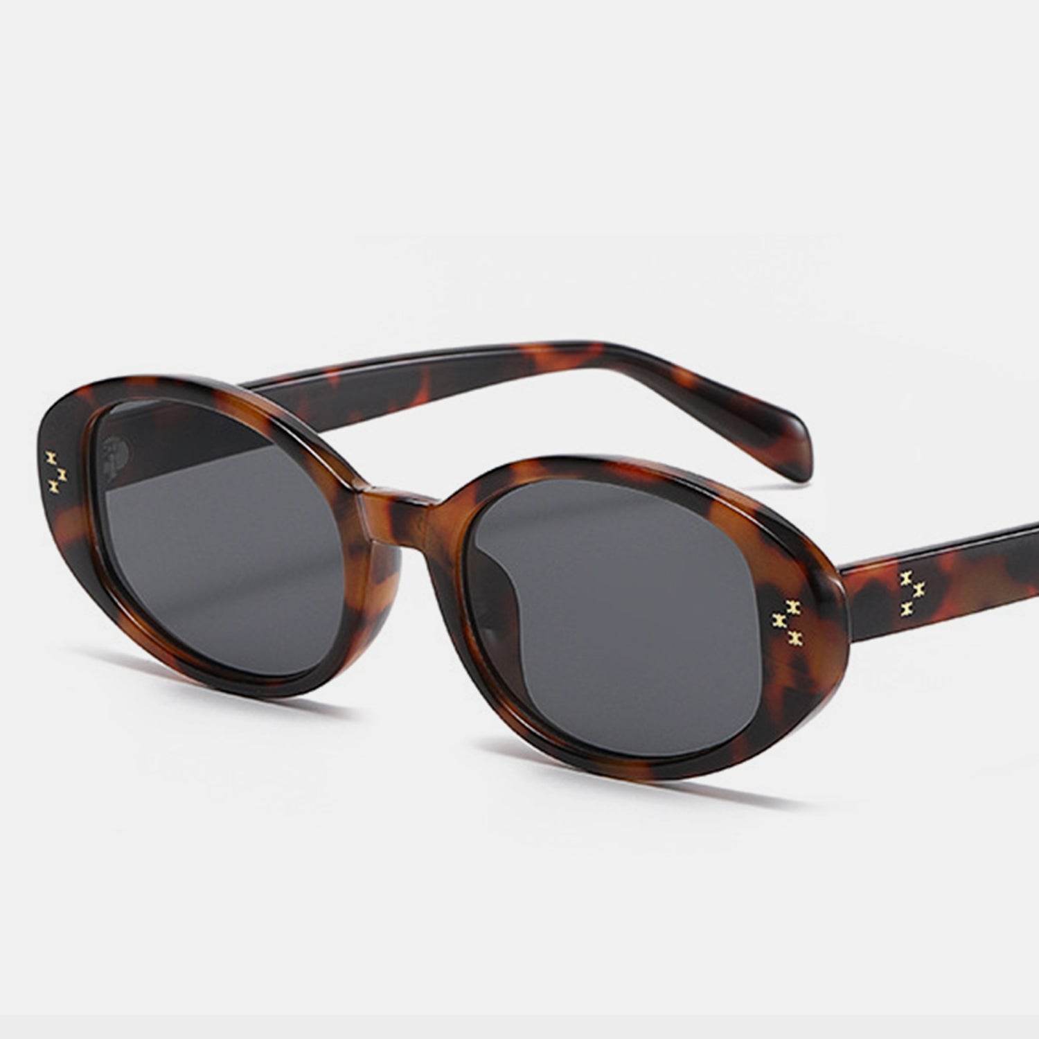 Polycarbonate Frame Oval Sunglasses - Delanoir