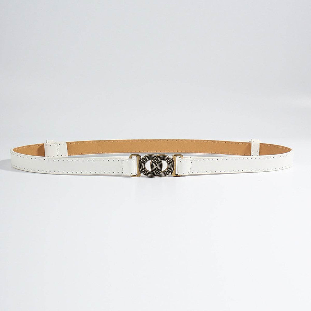 Alloy Buckle PU Belt - Delanoir
