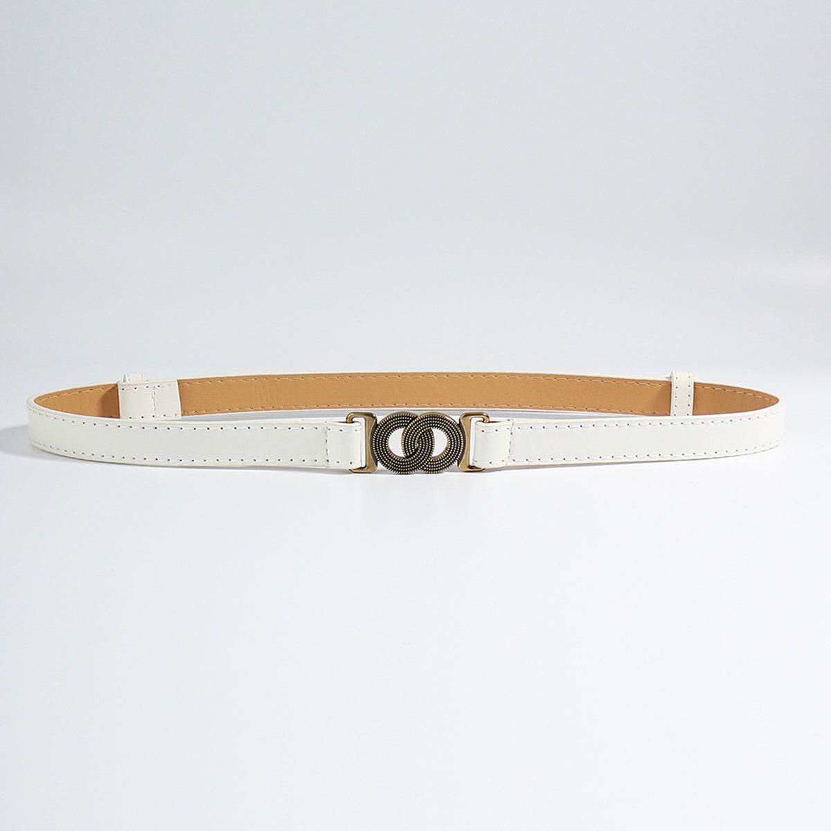 Alloy Buckle PU Belt - Delanoir