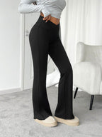 Devine Highly Stretchy Bootcut Pants - Delanoir