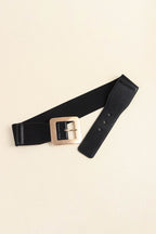 Alloy Buckle PU Leather Belt - Delanoir