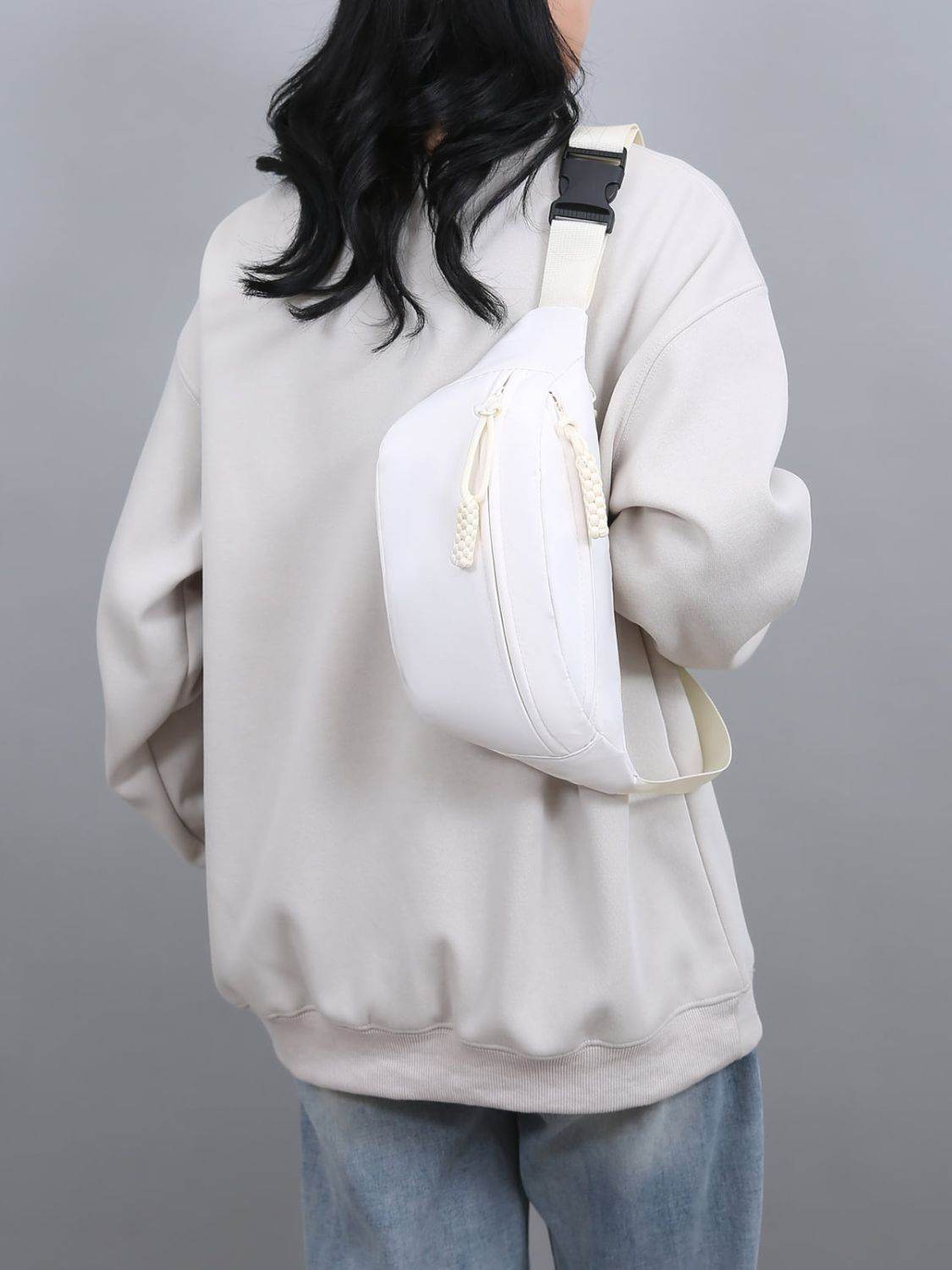 Oxford Cloth Adjustable Strap Sling Bag - Delanoir