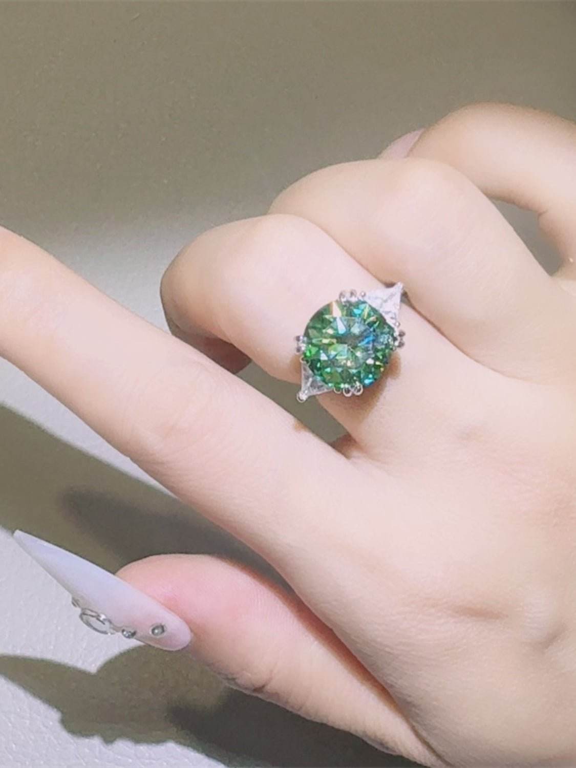 5 Carat Moissanite 925 Sterling Silver Ring - Delanoir