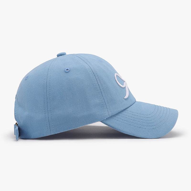 Bow Embroidered Cotton Baseball Cap - Delanoir