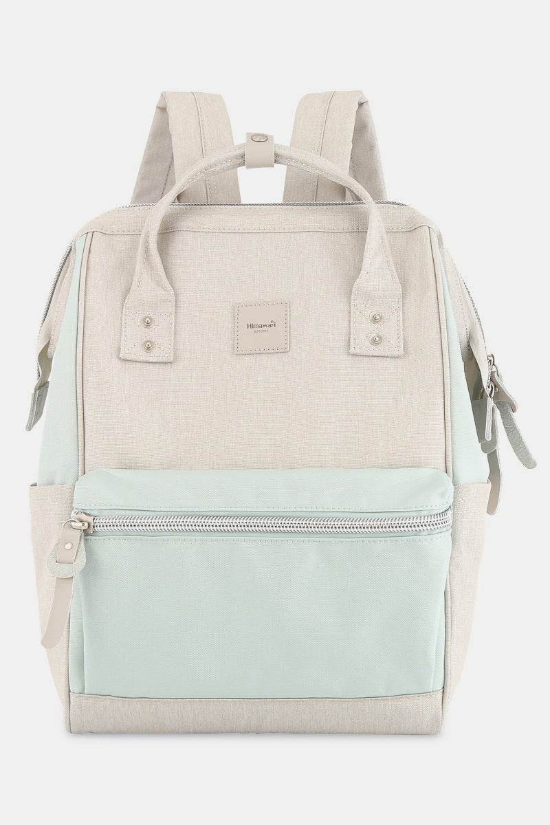 Himawari Water Resistant Canvas Backpack Bag with Side Pockets - Delanoir