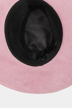 Fame Braided Faux Suede Hat - Delanoir