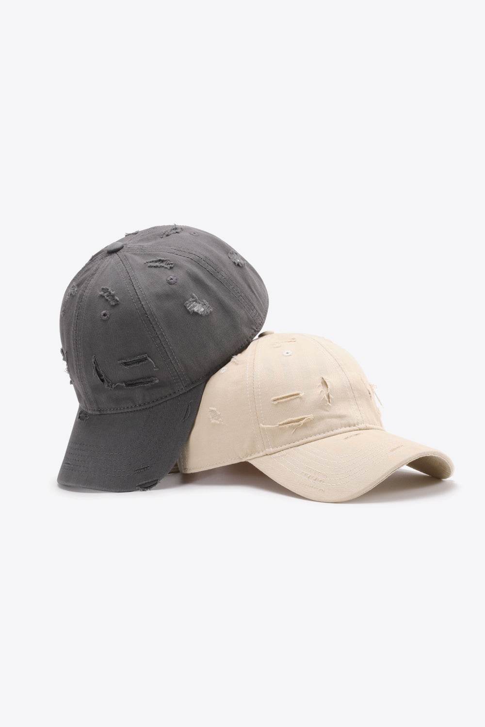Distressed Adjustable Baseball Cap - Delanoir