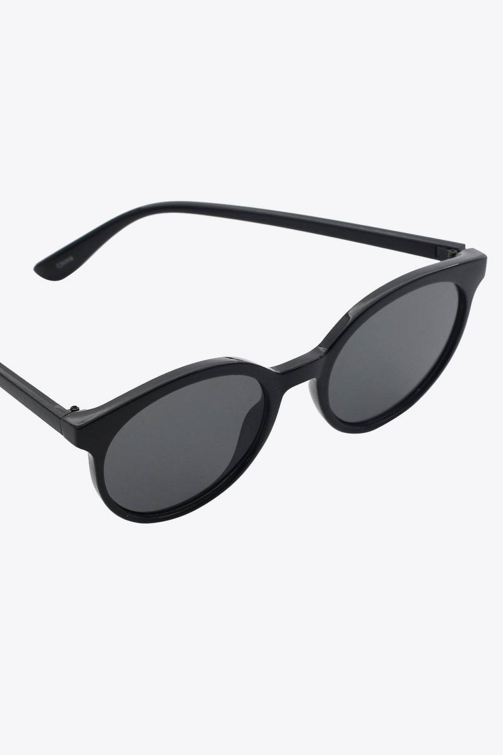 Round Full Rim Polycarbonate Frame Sunglasses - Delanoir