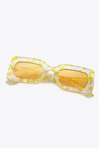 Tortoiseshell Rectangle Polycarbonate Sunglasses - Delanoir