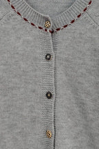 Button Down Long Sleeve Cardigan - Delanoir