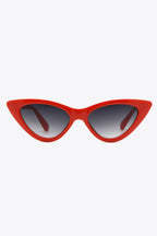 Chain Detail Cat-Eye Sunglasses - Delanoir