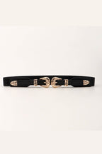 Double Buckle Elastic Belt - Delanoir