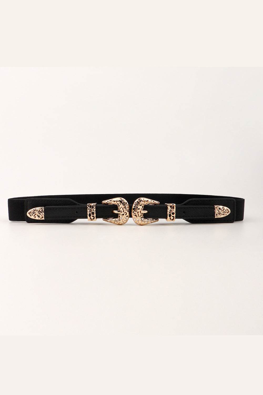 Double Buckle Elastic Belt - Delanoir
