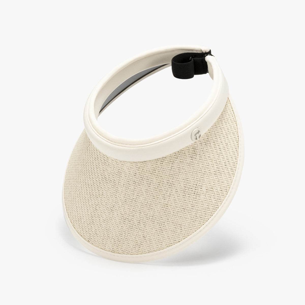 Solid Adjustable Weave Visor - Delanoir