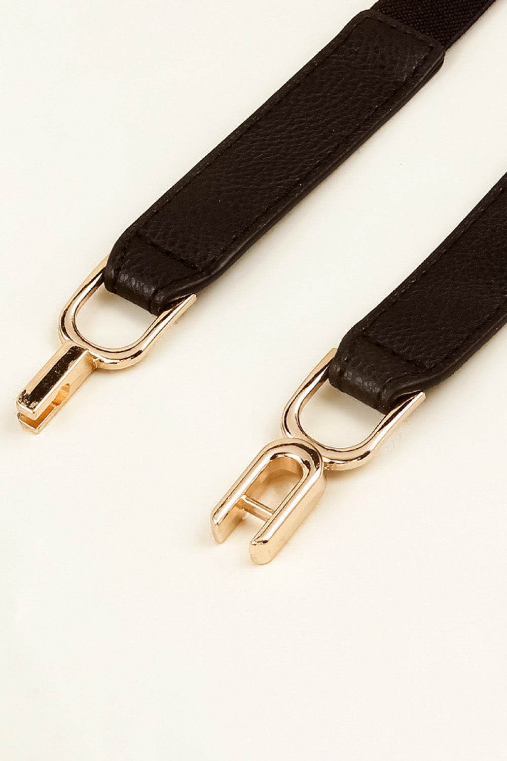 Alloy Buckle Elastic Belt - Delanoir