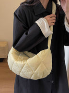 Quilted Polyester Crossbody Bag - Delanoir