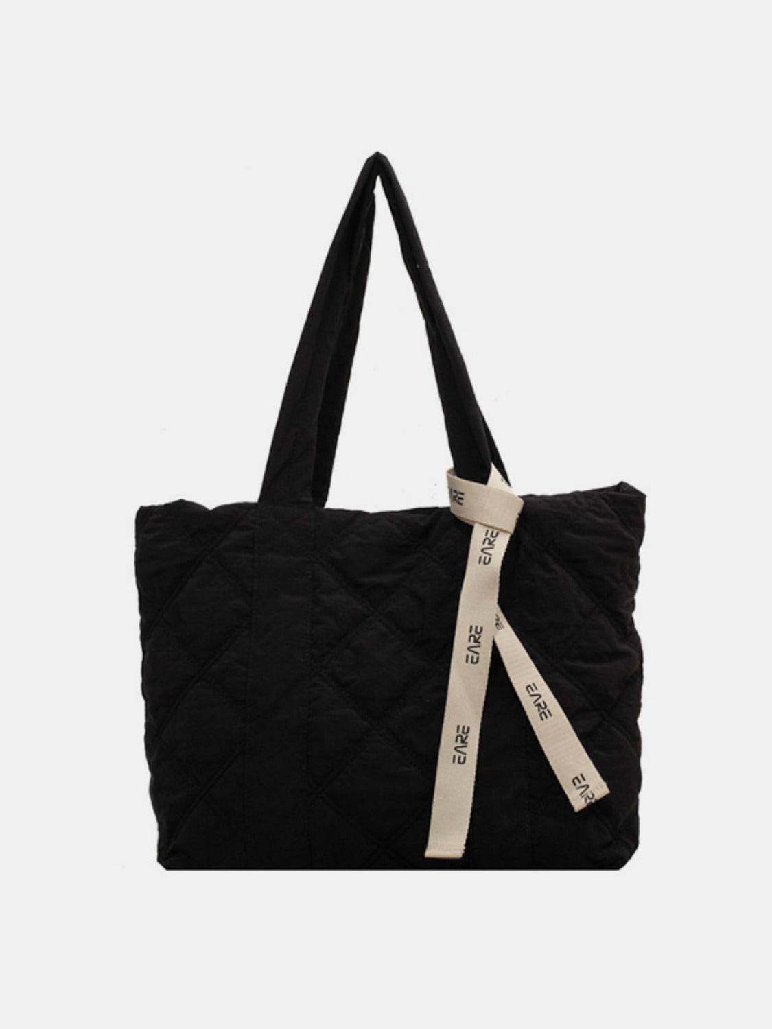 Quilted Nylon Large Tote Bag - Delanoir