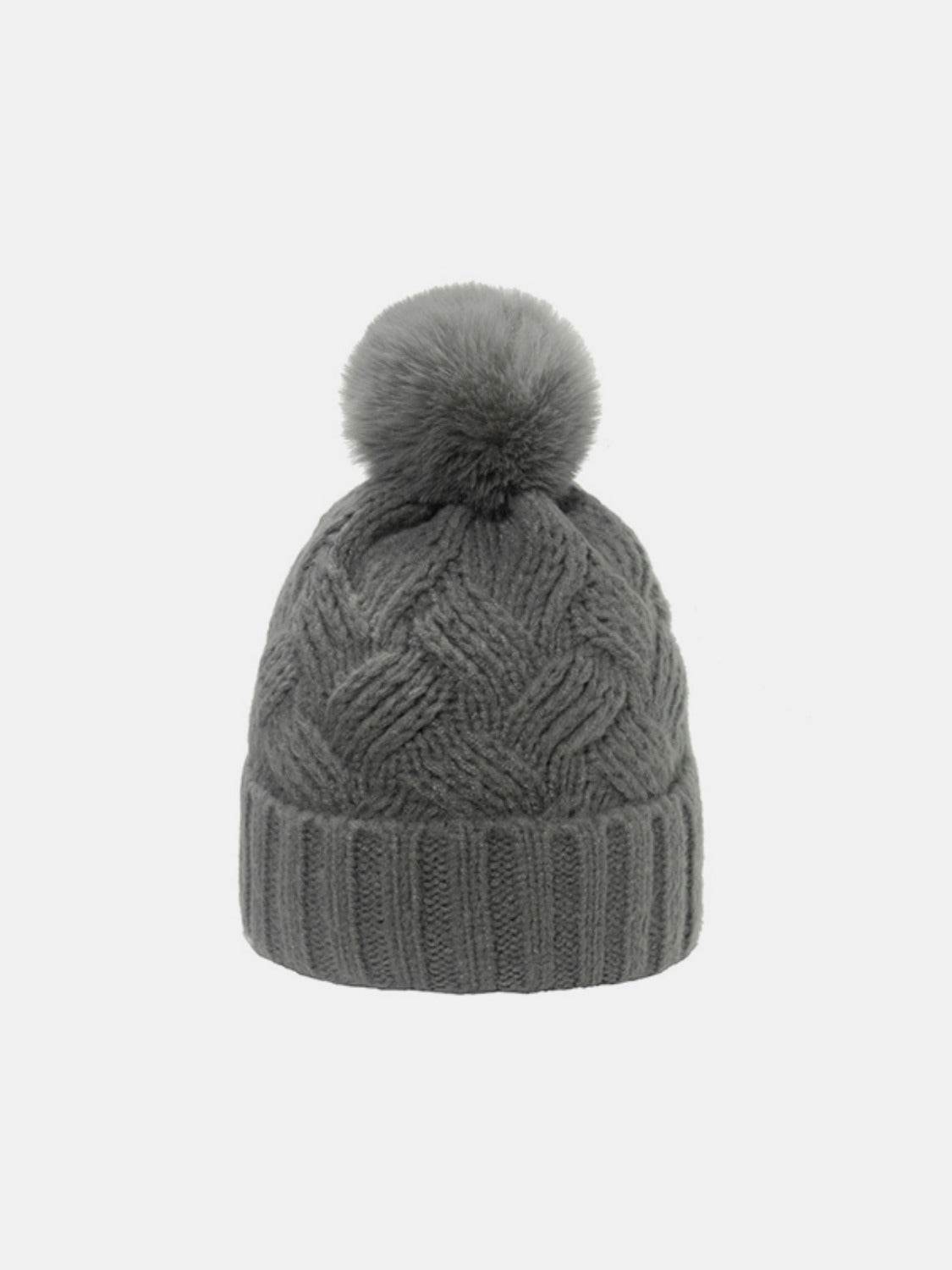 Roll Rim Cable-Knit Hat - Delanoir
