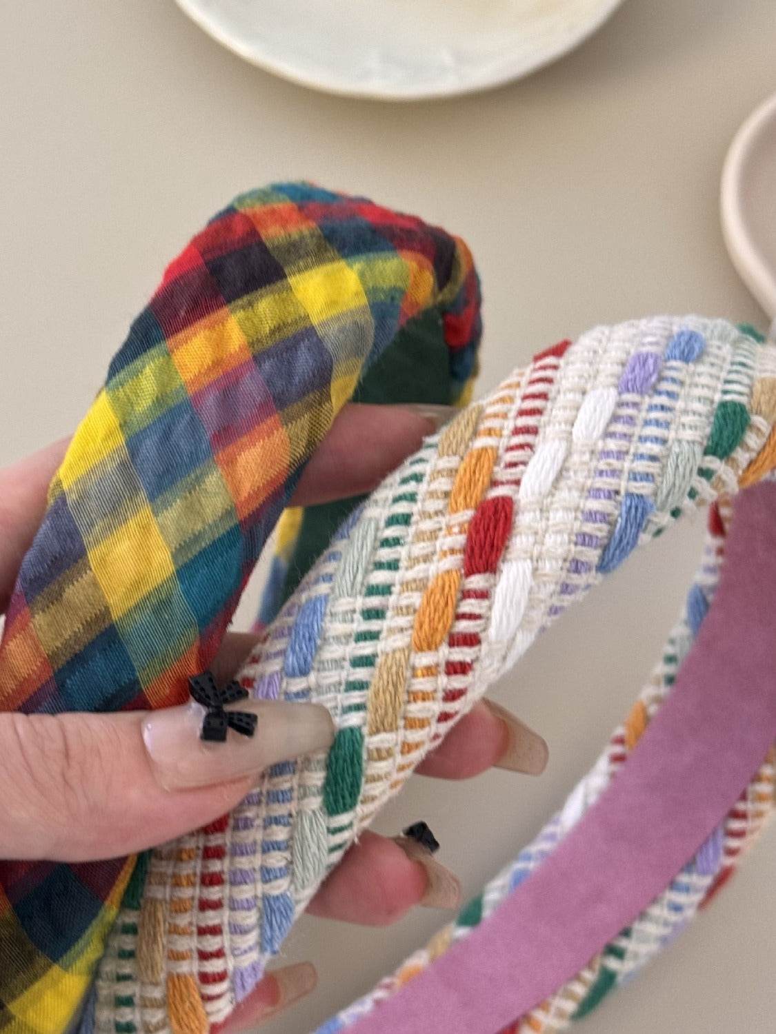 Colorful Polyester Hair Headband - Delanoir
