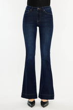Kancan High Rise Slim Flare Jeans - Delanoir