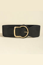 Zinc Alloy PU Leather Belt - Delanoir