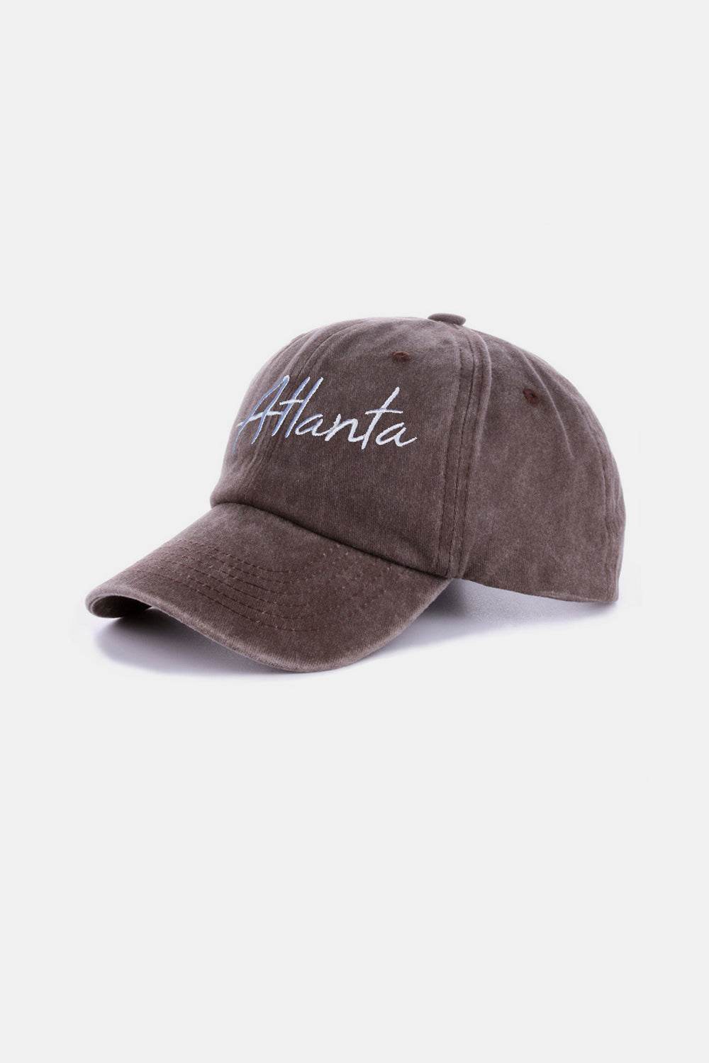 Zenana Washed ATLANTA Embroidered Baseball Cap - Delanoir
