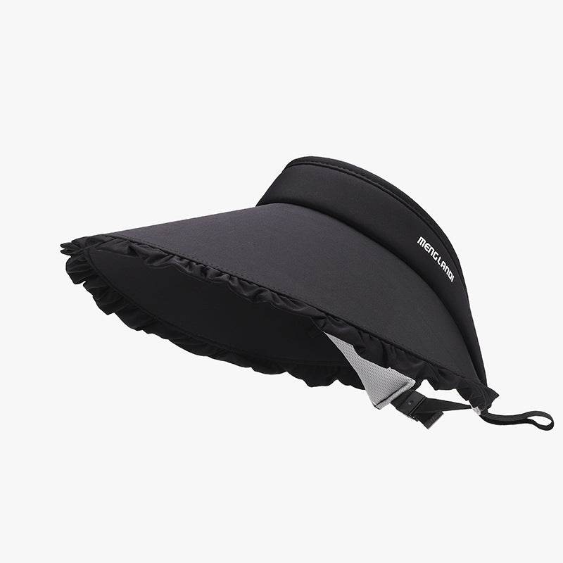 Frill Adjustable Ice Silk Sun Hat - Delanoir