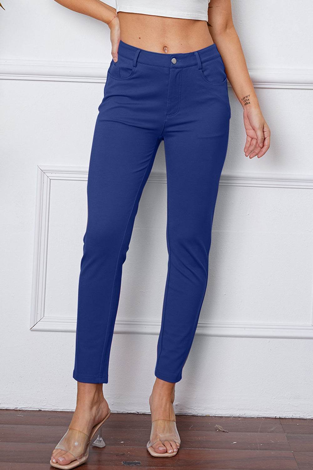 StretchyStitch Pants by Basic Bae - Delanoir