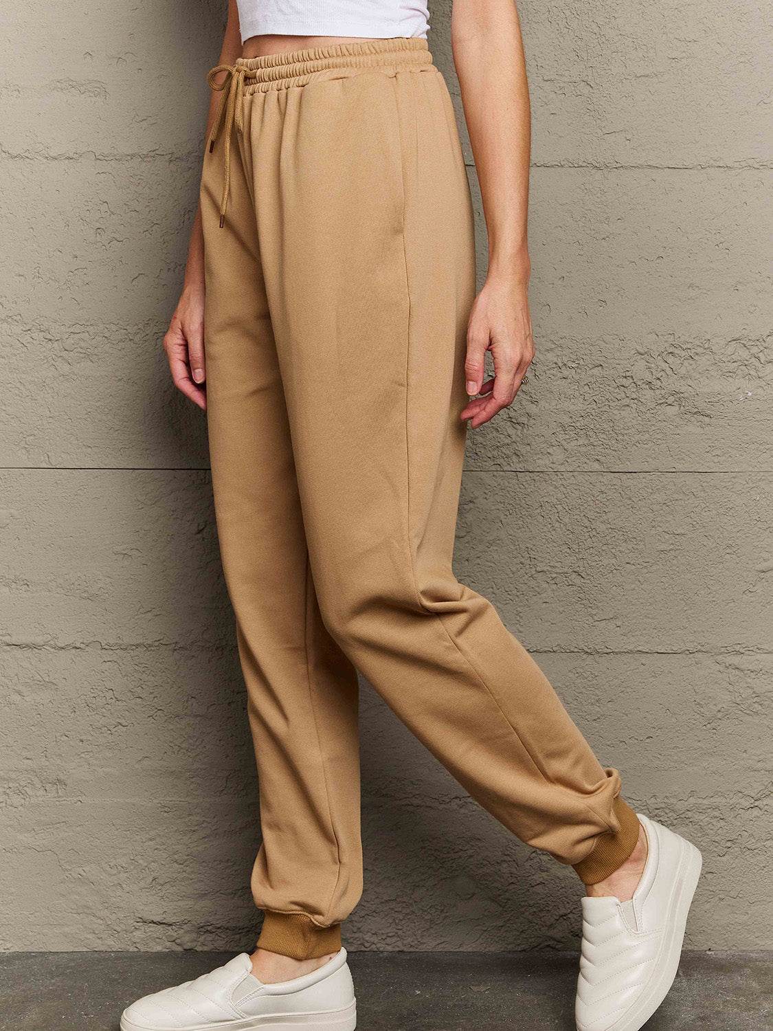 Simply Love Full Size Drawstring Sweatpants - Delanoir