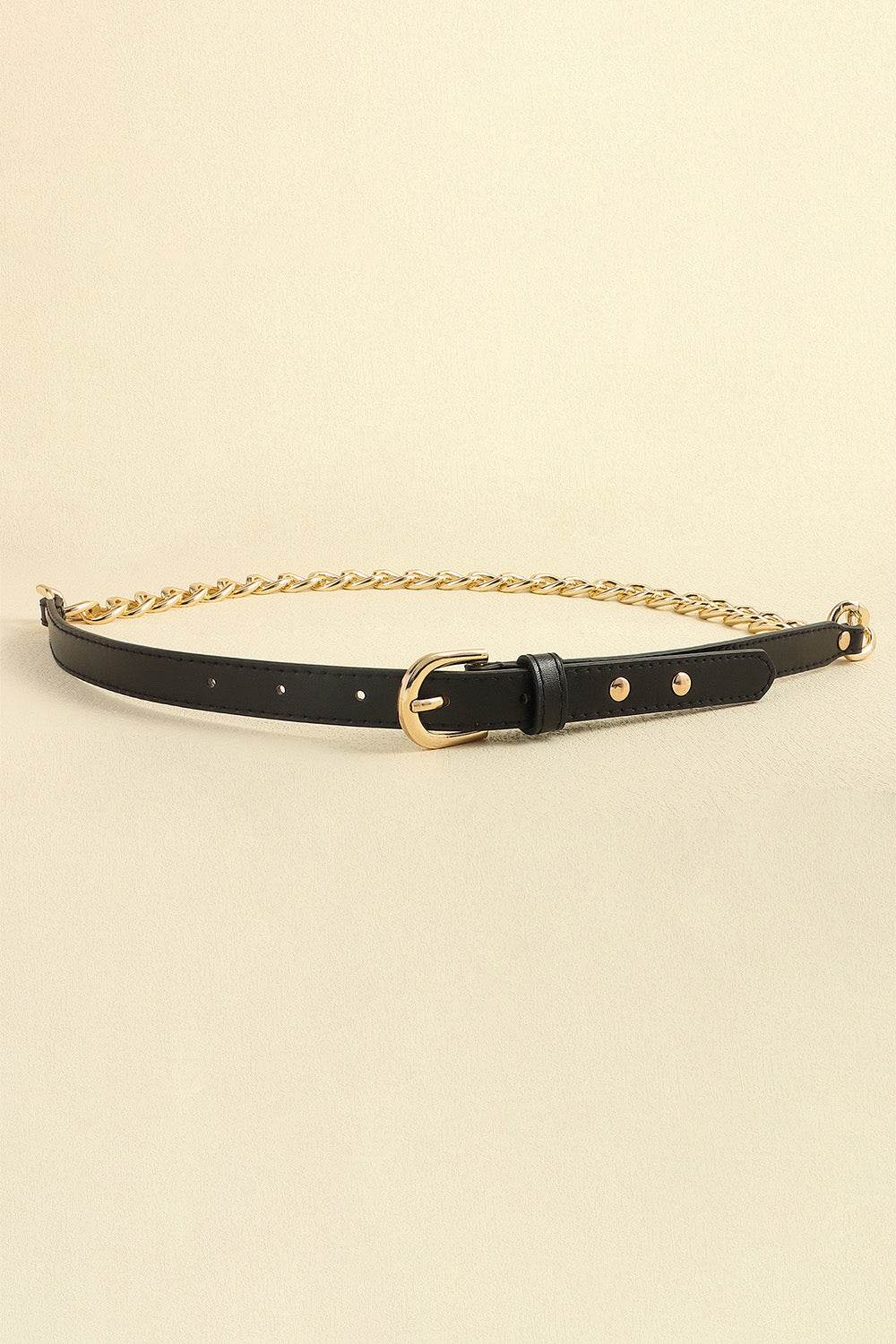 PU Leather Chain Belt - Delanoir