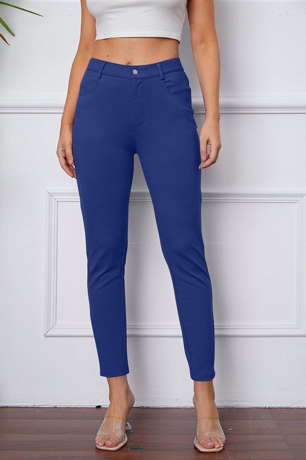 StretchyStitch Pants by Basic Bae - Delanoir