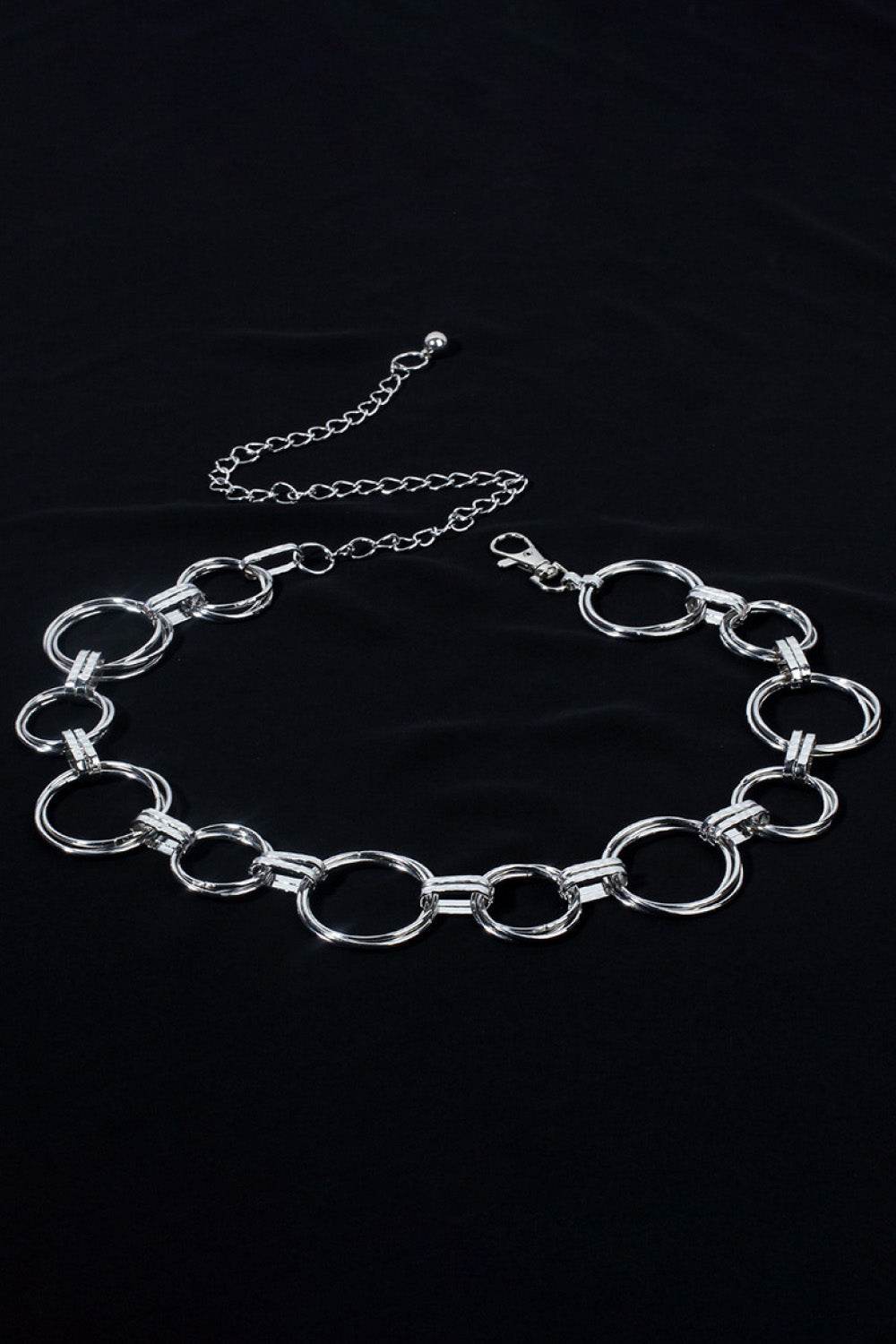 Alloy Chain Circle Shape Belt - Delanoir