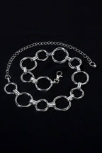 Alloy Chain Circle Shape Belt - Delanoir