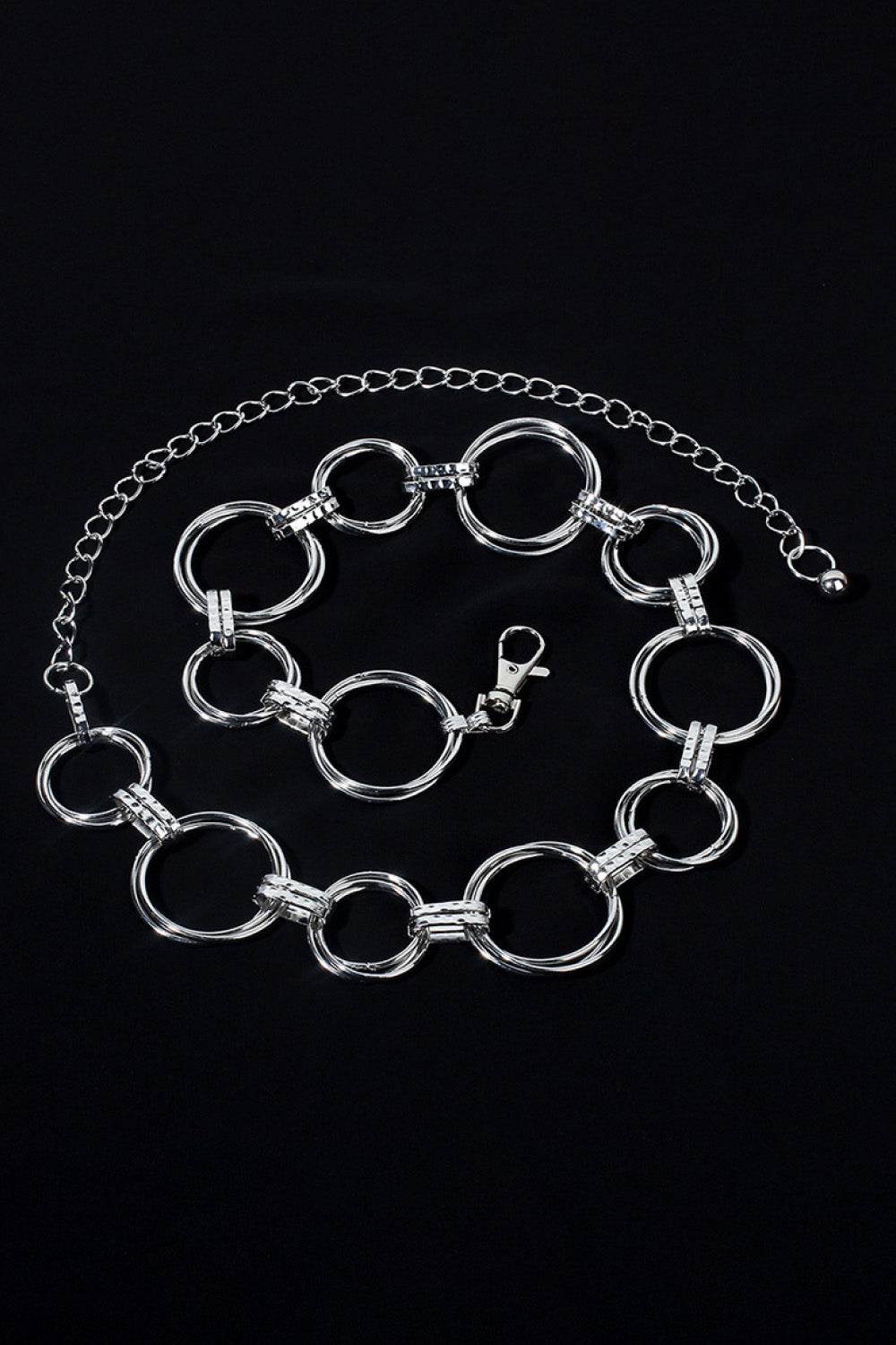 Alloy Chain Circle Shape Belt - Delanoir
