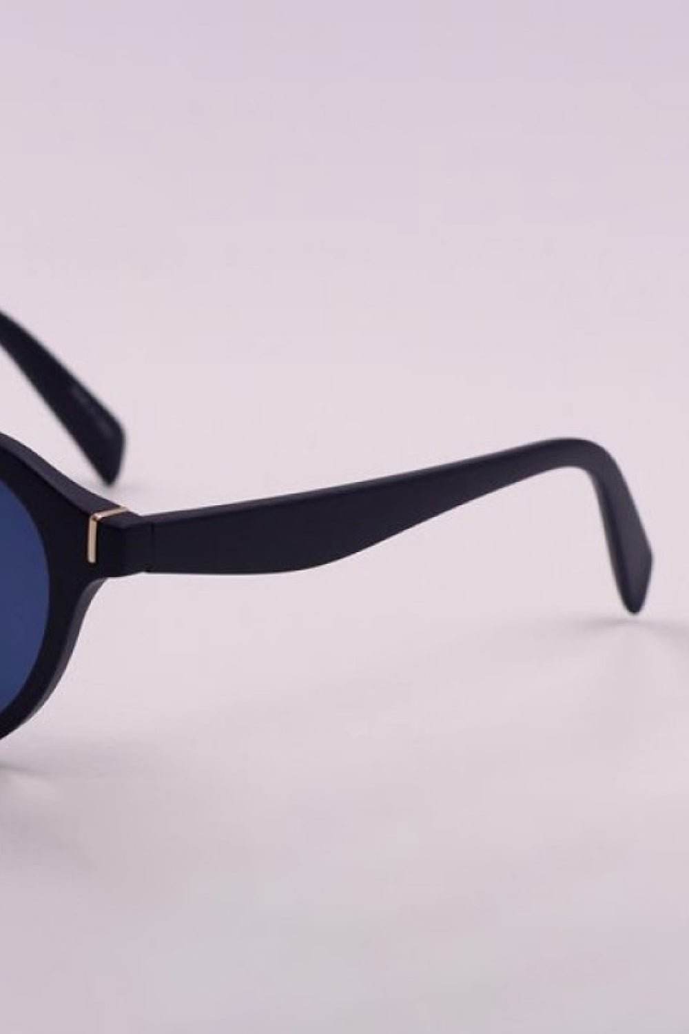 3-Piece Round Polycarbonate Full Rim Sunglasses - Delanoir