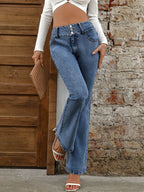 Bootcut Jeans with Pockets - Delanoir