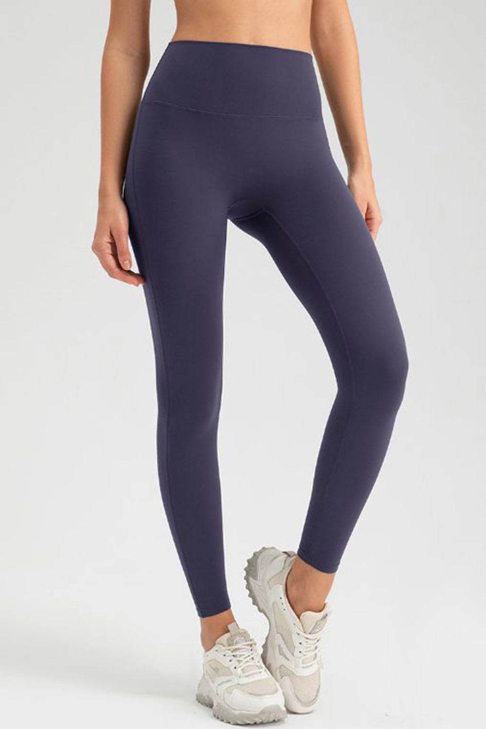 High Waist Skinny Active Pants - Delanoir