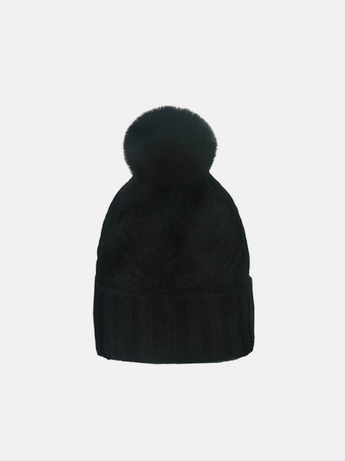 Roll Rim Cable-Knit Hat - Delanoir