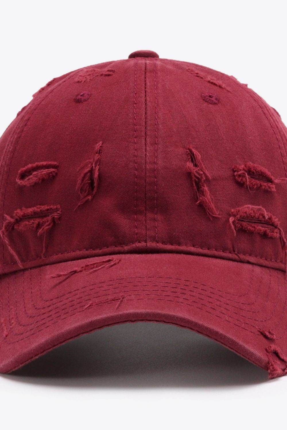 Distressed Adjustable Baseball Cap - Delanoir