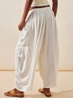 Full Size Wide Leg Pants with Pockets - Delanoir