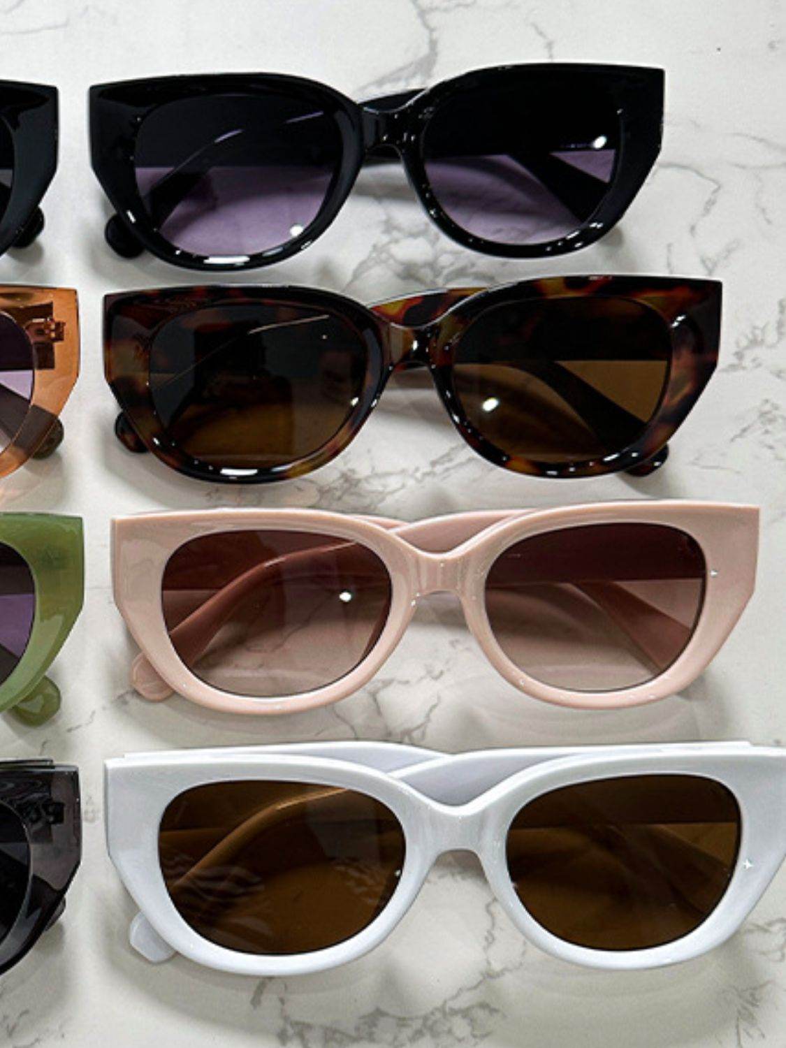 Cat Eye Polycarbonate Frame Sunglasses - Delanoir