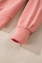 Round Neck Long Sleeve Top and Pants Set - Delanoir