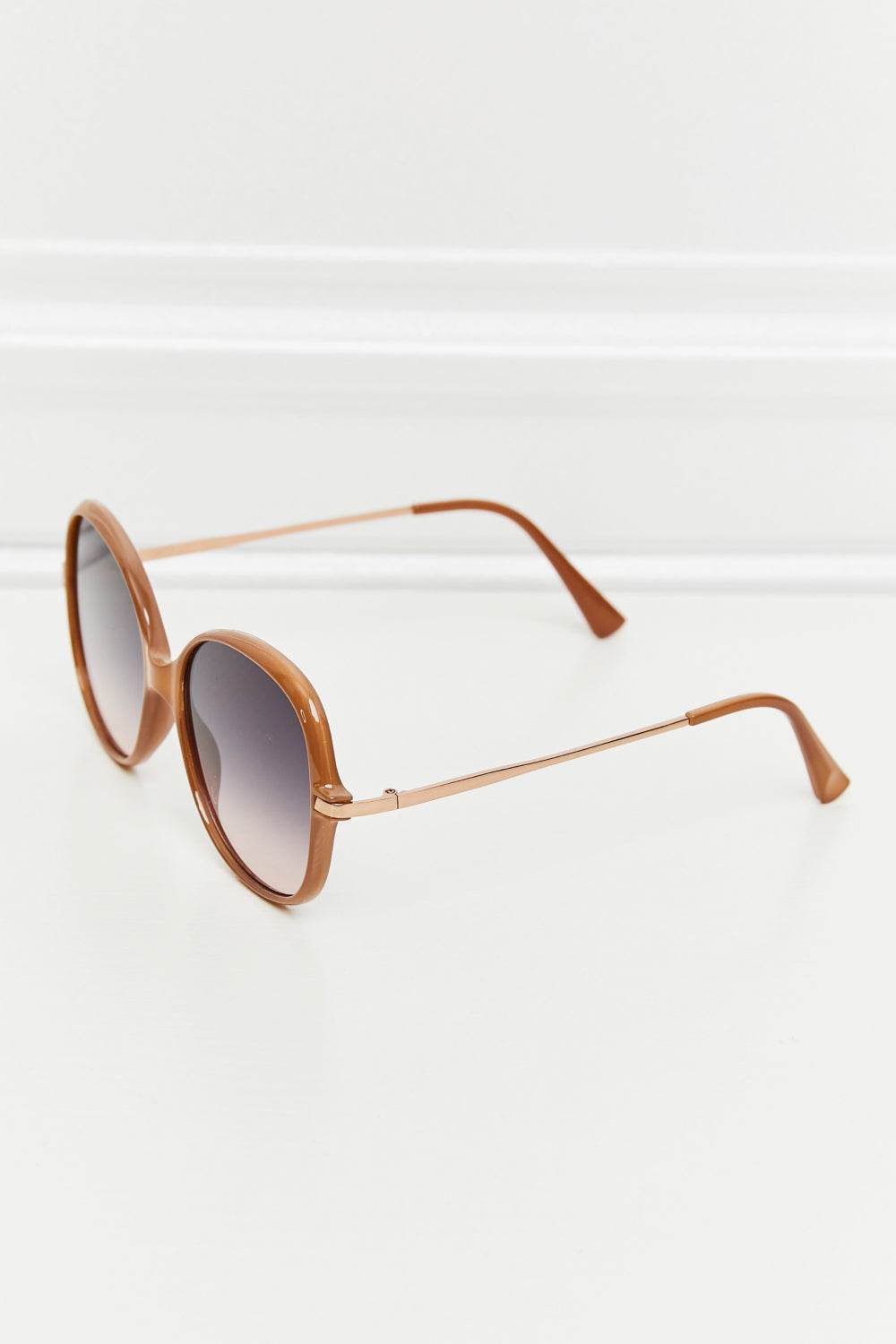 Metal-Plastic Hybrid Full Rim Sunglasses - Delanoir