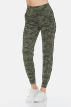 Leggings Depot Camouflage High Waist Leggings - Delanoir
