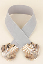 Zinc Alloy Buckle Elastic Belt - Delanoir