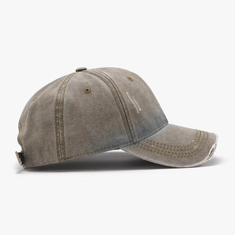 Distressed Washed Adjustable Baseball Cap - Delanoir